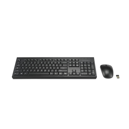 Kensington KM270 EQ Kabelloses Tastatur-Maus-Set – Schwarz – Bluetooth & RF – Wiederaufladbar