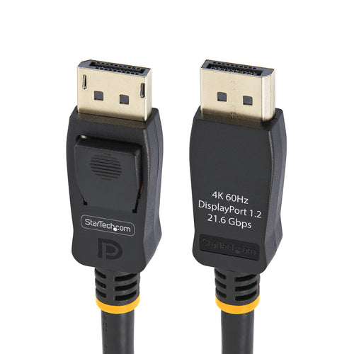 DisplayPort 1.2 Kabel 3m 4K 60Hz VESA Zertifiziert mit Verriegelung