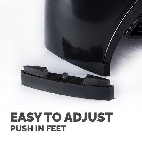 Fellowes Smart Suites Monitor Stand - Ergonomic Adjustable Riser - Max Weight 10KG - Black