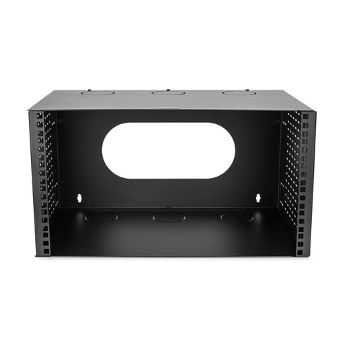 6HE Wandgehäuse 20kg Traglast Rackschienen Schwarz