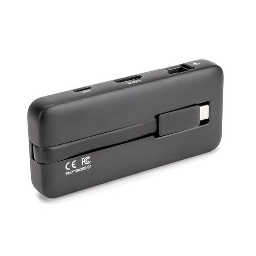 USB-C Hub Rocstor Y10A305-S1 4K 60Hz HDMI RJ-45 USB 3.0