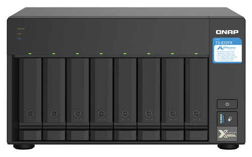 NAS Tower QNAP TS-832PX Annapurna Labs AL324 4GB DDR4
