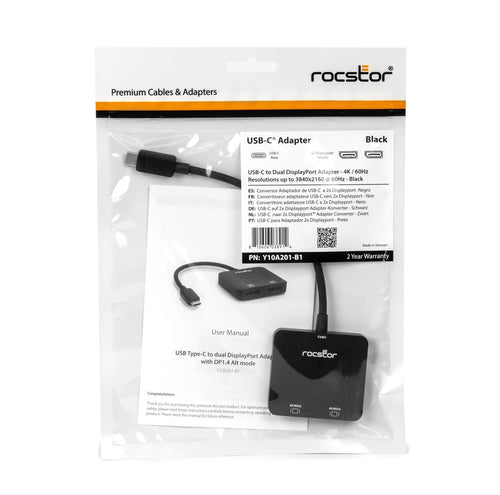 Rocstor Y10A201-B1 USB graphics adapter