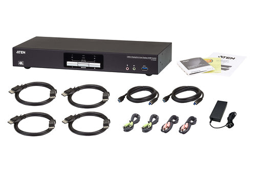 4K Ultra HD KVM Switch ATEN CS1942DP 4096x2160 Black