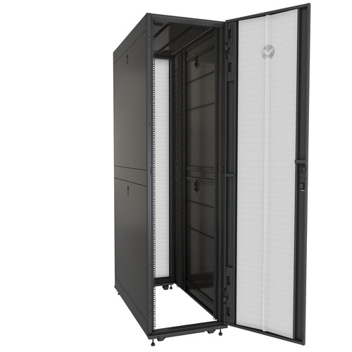 Vertiv VR3307 Freistehender Serverschrank – 48 HE, 1361 kg Traglast, Verstellfüße