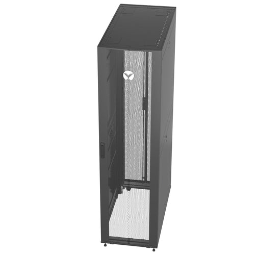 Vertiv VR3307 Freistehender Serverschrank – 48 HE, 1361 kg Traglast, Verstellfüße