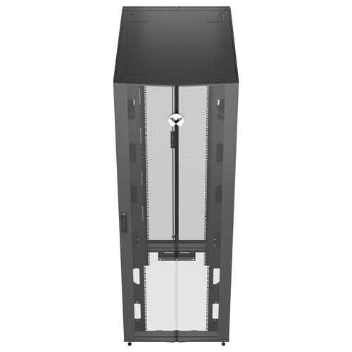 Vertiv VR3357 Stand-Rackschrank 48U – Schlüsselschloss, verstellbare Füße, Kabelmanagement