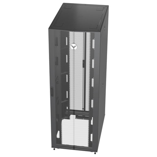 Vertiv VR3357 Stand-Rackschrank 48U – Schlüsselschloss, verstellbare Füße, Kabelmanagement