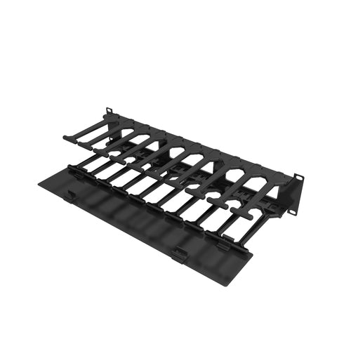 Vertiv VRA1022 Kabelmanagement-Panel - Metall, Schwarz