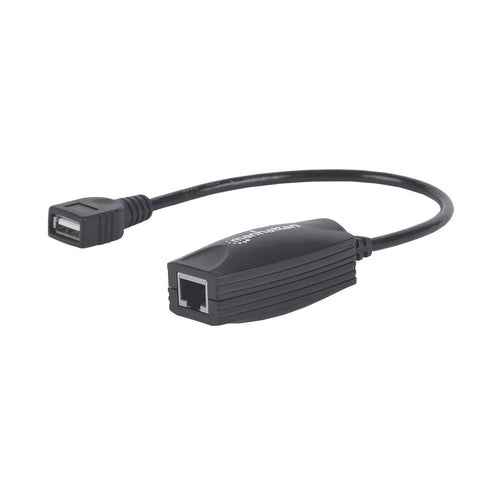 USB-A Line Extender Network Card 60m Black Wired Bus Power