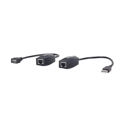 USB-A Line Extender Network Card 60m Black Wired Bus Power