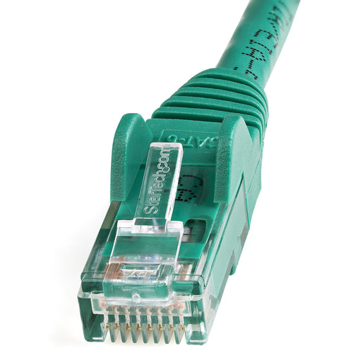 StarTech.com 30,5m CAT6 Ethernet-Kabel – Grün | Gigabit U/UTP Netzwerkkabel – 650MHz und 100W PoE