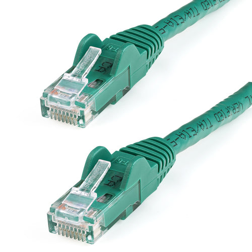 StarTech.com 30,5m CAT6 Ethernet-Kabel – Grün | Gigabit U/UTP Netzwerkkabel – 650MHz und 100W PoE