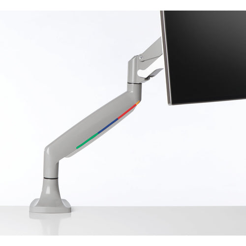 Kensington K55470WW SmartFit Monitorarm für einen Bildschirm - Höhenverstellbar, Grau, VESA-kompatibel