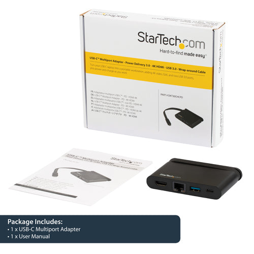 StarTech.com DKT30CHCPD laptop dock/port replicator