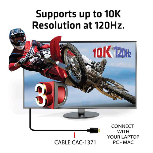 HDMI Cable Club3D CAC-1371 4K 120Hz 8K 60Hz 48Gbps