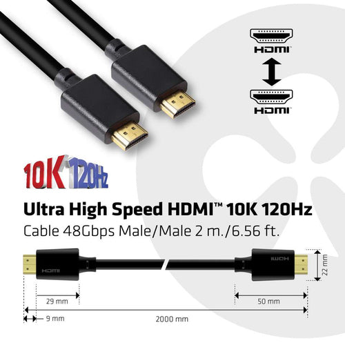 Ultra High Speed HDMI Kabel 4K120Hz 8K60Hz 48Gbit/s 2m