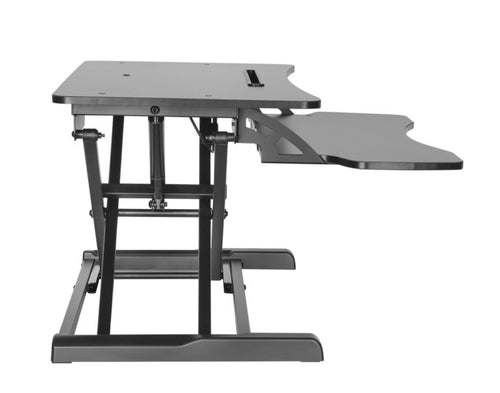 Sitz-Steh-Schreibtischaufsatz Amer Mounts EZRISER30 Schwarz 15kg Höhenverstellbar 106-500mm