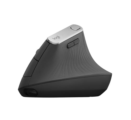 Logitech MX Vertical Wireless Mouse 1600 DPI Graphite Right-Handed