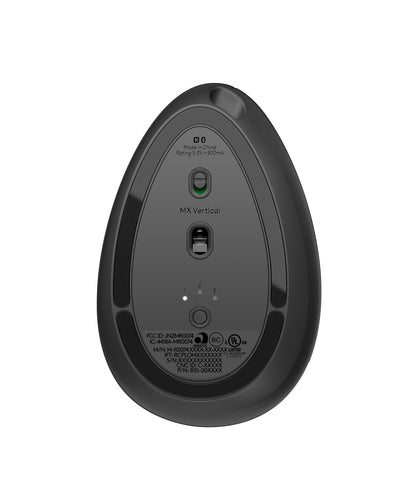 Logitech MX Vertical Wireless Mouse 1600 DPI Graphite Right-Handed