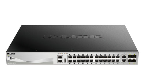 Managed Switch D-Link DGS-3130-30PS Gigabit Layer 3 PoE Rack-Mountable