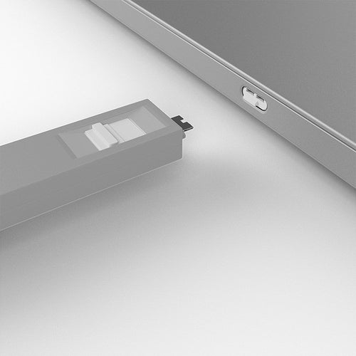 USB Type-C Port Blocker with Key - Pack of 4 White Blockers