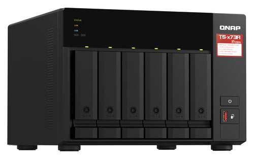 QNAP TS-673A NAS Tower Ryzen Embedded V1500B 8GB DDR4