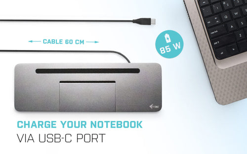 i-tec Metal C31FLATPRO100UK laptop dock/port replicator