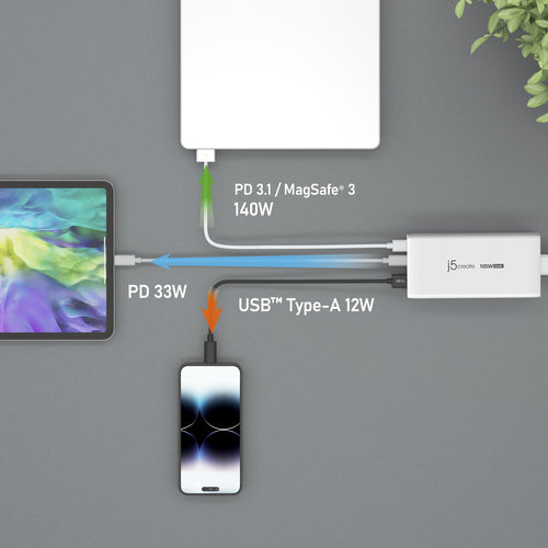 j5create JUP37185W-EN mobile device charger