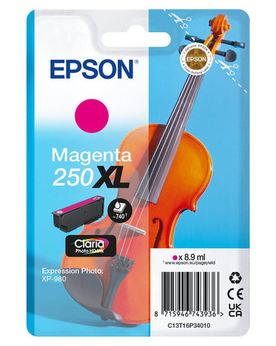 Epson 250XL Violin Claria Photo HD ink cartridge