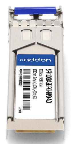 Network Transceiver Module AddOn SFP-100BASE-FX 100Mbps LC Fiber Optic Up to 2000m