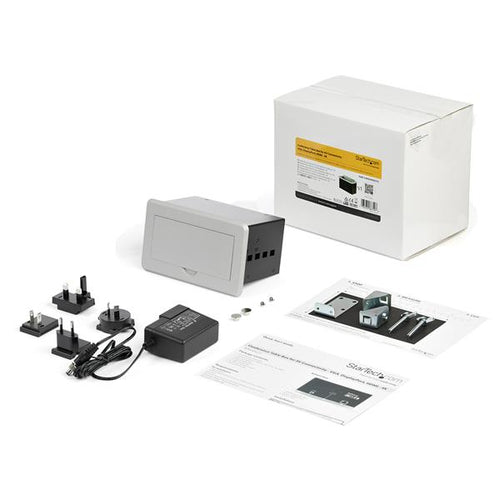 AV-Konferenz-Bridge StarTech.com BOX4HDECP2 4K-Konnektivität Silber