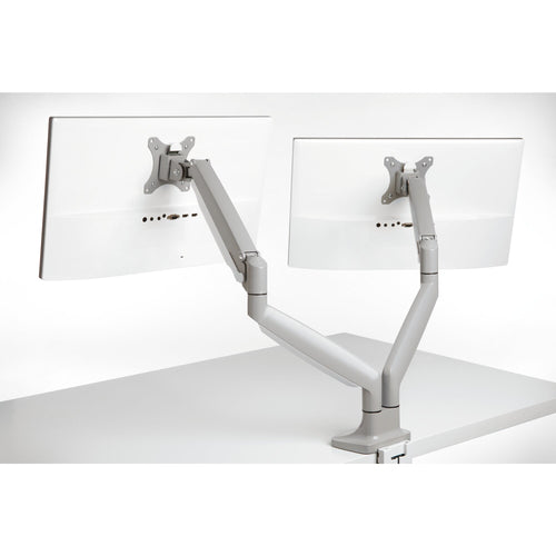Kensington SmartFit Dual Monitorarm – Höhenverstellbar – Silber – 18 kg Tragfähigkeit
