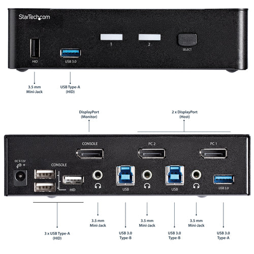 StarTech.com SV231DPU34K KVM switch
