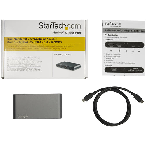 StarTech.com DK30C2DAGPD laptop dock/port replicator