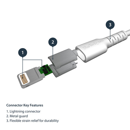 StarTech.com RUSBLTMM2M lightning cable