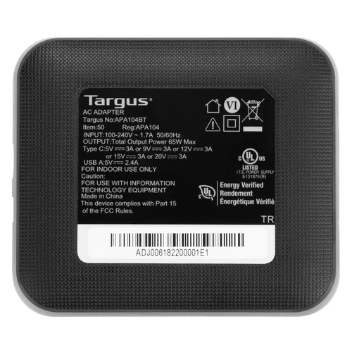 Targus APA104BT power adapter/inverter