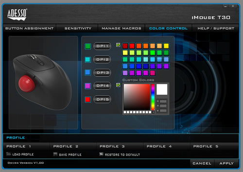 Adesso iMouse T30 mouse