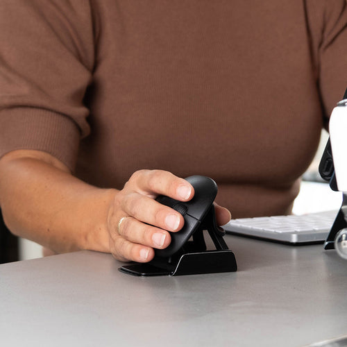 R-Go Tools Ergonomische R-Go Twister Maus - Bluetooth & Kabel, beidhändig, 2400 DPI, Schwarz