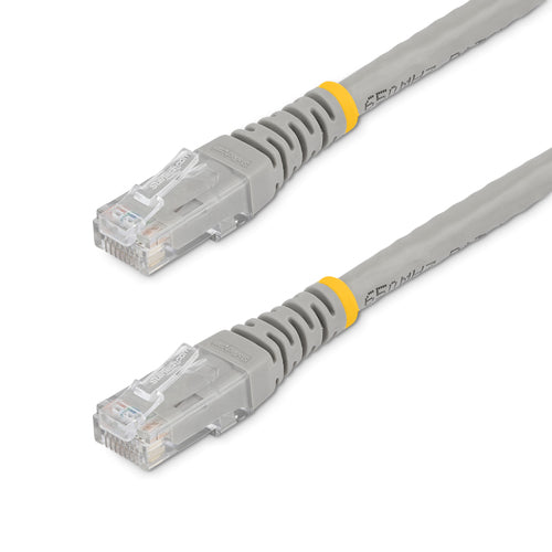 StarTech.com 1,5 m CAT6 Ethernet-Kabel – Grau – Gigabit-Netzwerk – 100 W PoE