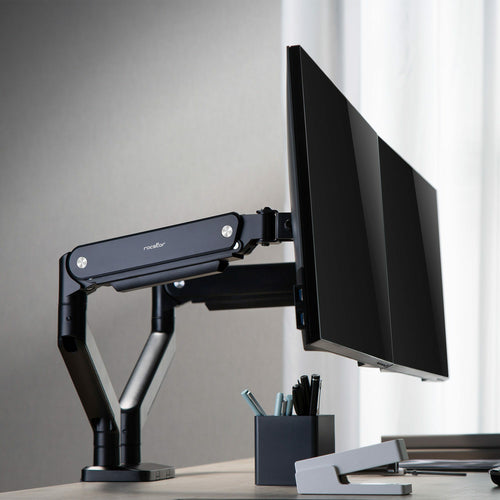 Monitor Mount Rocstor Y10N012-B1 Adjustable 17-32 Inch 19.8kg VESA Compatible