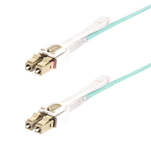 StarTech.com 450FBLCLC3PP 3m LC-auf-LC-OM4-Multimode-Lichtwellenleiterkabel - 100G