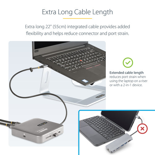 USB-C Docking Station StarTech.com 102B Dual 4K 60Hz HDMI 100W Power Delivery - 102B-USBC-MULTIPORT