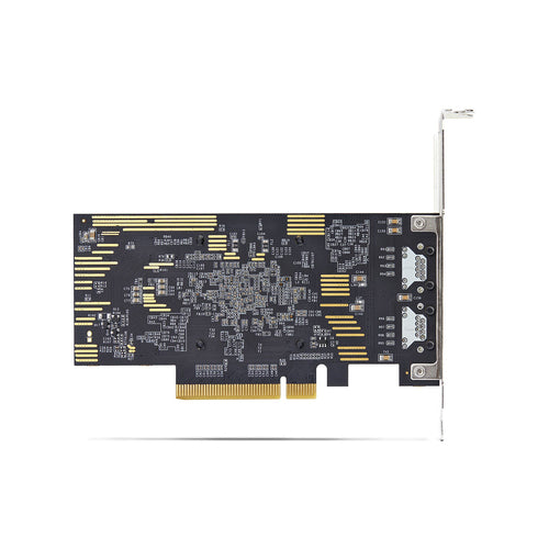 10Gb-PCIe-Netzwerkkarte StarTech Dual RJ45 Broadcom-Chipsatz