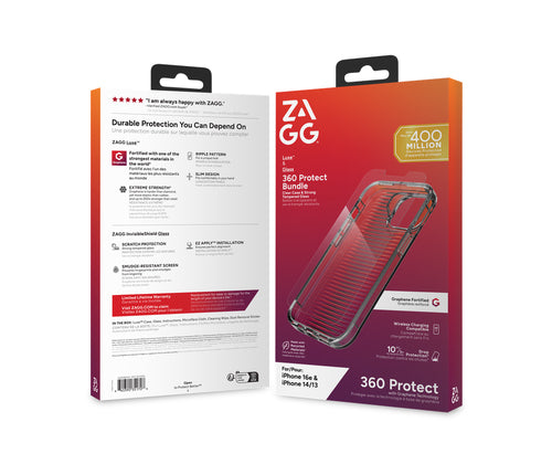 ZAGG Luxe + Glass 360 mobile phone case