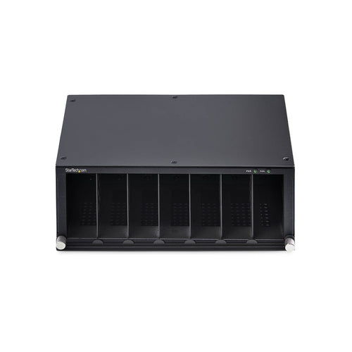 7-Slot Unmanaged Media Converter Chassis Rackmount mit TAA-Konformität von StarTech.com