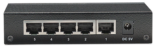 Intellinet 5-Port Gigabit Ethernet Switch – Metallgehäuse, energieeffizient