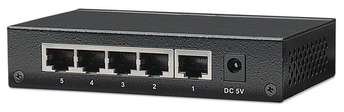 Intellinet 5-Port Gigabit Ethernet Switch – Metallgehäuse, energieeffizient