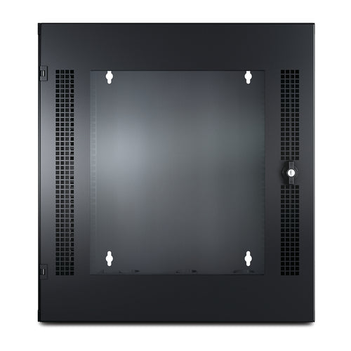 APC NetShelter WX Wall-Mount Enclosure 13U Glass Door Black