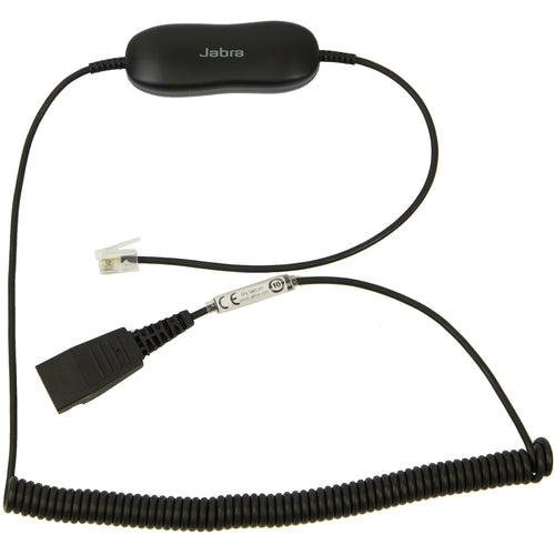Jabra GN1216 Avaya Spiralkabel – Schwarz – Hochwertiges Kommunikationszubehör